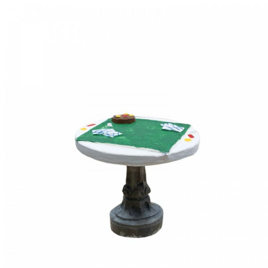 Table jeu de cartes 7cm - decor de Santons de Provence Escoffier dans ⛲Santons de Provence