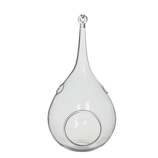 Verre deco goutte transparent h24 d12 de Edelman - deco maison et noël dans Coups de coeur
