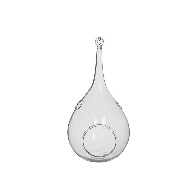 Verre deco goutte transparent h24 d12 de Edelman - deco maison et noël dans Coups de coeur