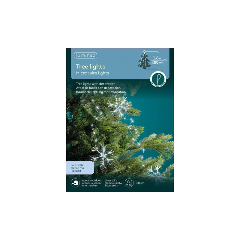 /Chute sapin blanc froid 3.3cm-459l de Kaemingk - deco de la maison dans 💡Guirlande et déco électrique