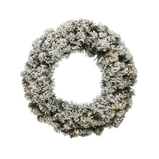 /Couronne imperial enneige vt/blc.c d50-40l de Kaemingk - deco de la maison dans 🎄Déco de sapin