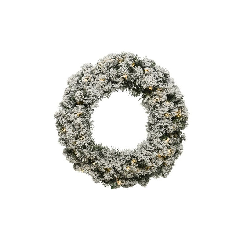 /Couronne imperial enneige vt/blc.c d50-40l de Kaemingk - deco de la maison dans 🎄Déco de sapin