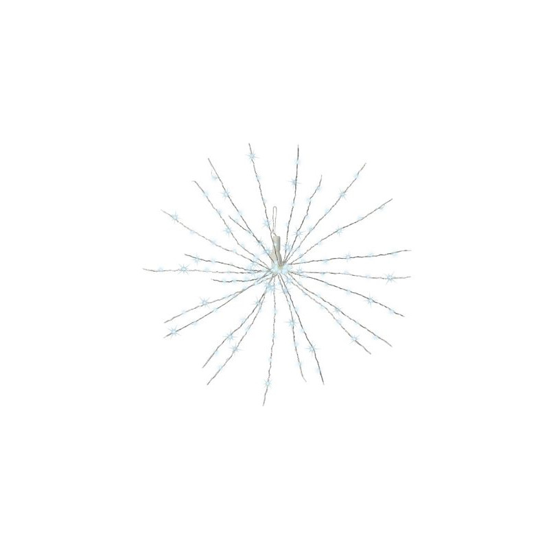 /Etoile polaire argent/blanc froid d75 256l de Kaemingk - deco de la maison dans 🎄Déco de sapin