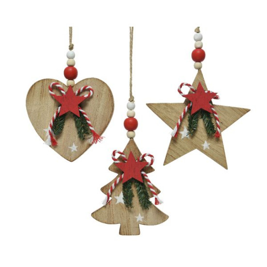 /Figurine a/susp perle naturel/couleur h23 de Kaemingk - deco de la maison dans 🎄Déco de sapin