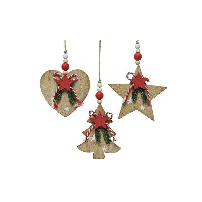 /Figurine a/susp perle naturel/couleur h23 de Kaemingk - deco de la maison dans 🎄Déco de sapin