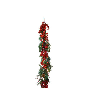 /Guirlande baies rouges vert/rouge h176 de Kaemingk - deco de la maison dans Guirlande pour sapin de Noël