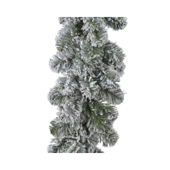 /Guirlande imperial enneige vert/blanc h270 de Kaemingk - deco de la maison dans 💡Guirlande et déco électrique