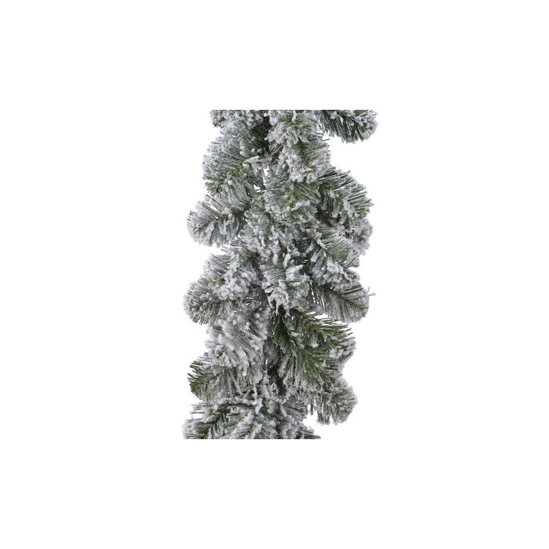 /Guirlande imperial enneige vert/blanc h270 de Kaemingk - deco de la maison dans 💡Guirlande et déco électrique