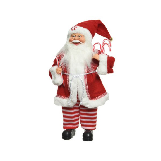 /Pere noel a/sucre orge rouge/couleur h45 de Kaemingk - deco de la maison dans 🎅Figurine de Noël