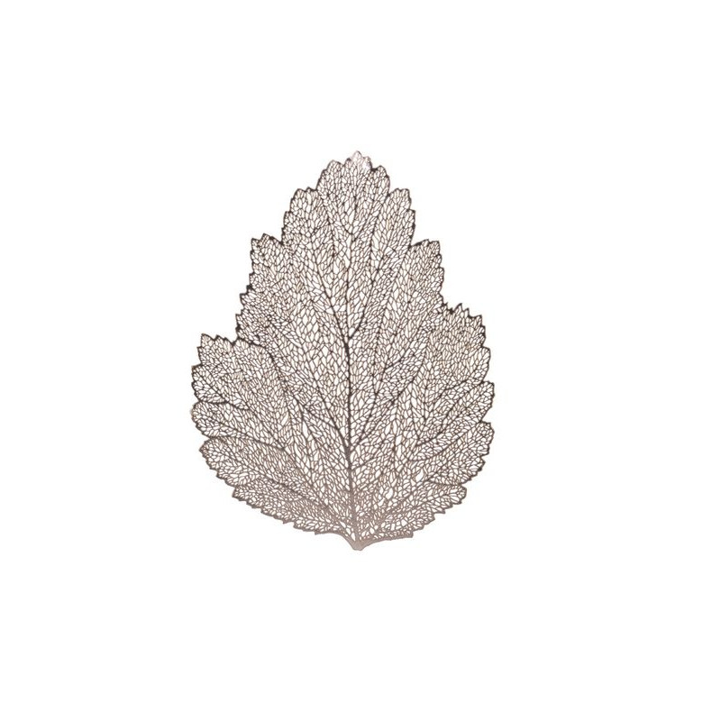 /Set de table feuille champagne/or de Kaemingk - deco de la maison dans 🍽️Décoration de table de Noël