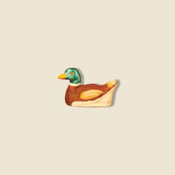 Canard 6cm de Santons de Provence Fouque dans ⛲Santons de Provence