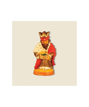 Roi a genoux baltazar 6cm de Santons de Provence Fouque dans ⛲Santons de Provence
