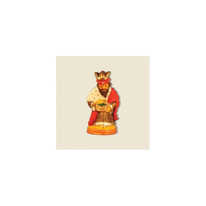 Roi a genoux baltazar 6cm de Santons de Provence Fouque dans ⛲Santons de Provence