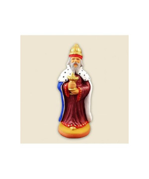 Roi droit melchior 6cm de Santons de Provence Fouque dans ⛲Santons de Provence
