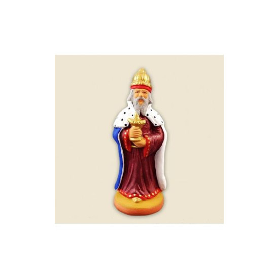 Roi droit melchior 6cm de Santons de Provence Fouque dans ⛲Santons de Provence