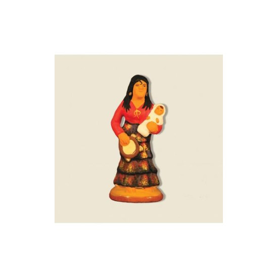 Bohemienne 6cm de Santons de Provence Fouque dans ⛲Santons de Provence