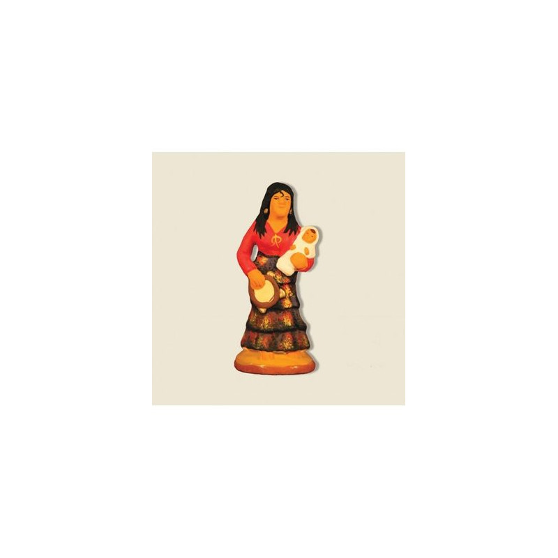 Bohemienne 6cm de Santons de Provence Fouque dans ⛲Santons de Provence