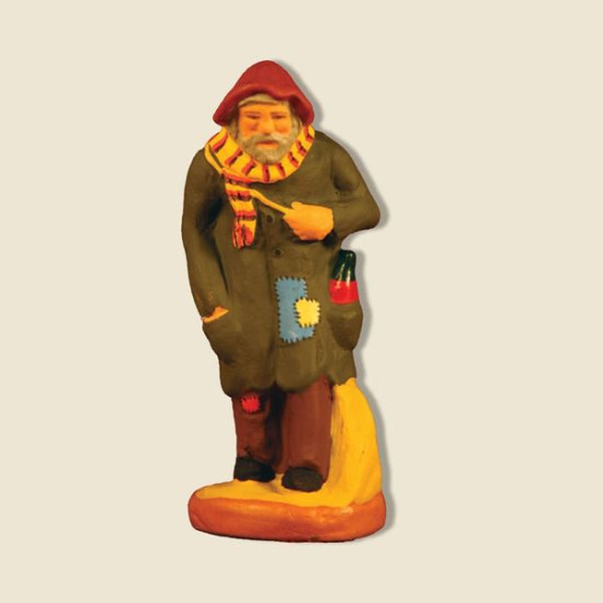 Clochard 6cm de Santons de Provence Fouque dans ⛲Santons de Provence
