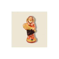 Comtadine a la gerbe de ble 6cm de Santons de Provence Fouque dans ⛲Santons de Provence