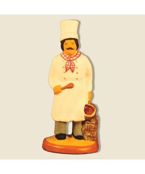 Cuisinier 6cm de Santons de Provence Fouque dans ⛲Santons de Provence