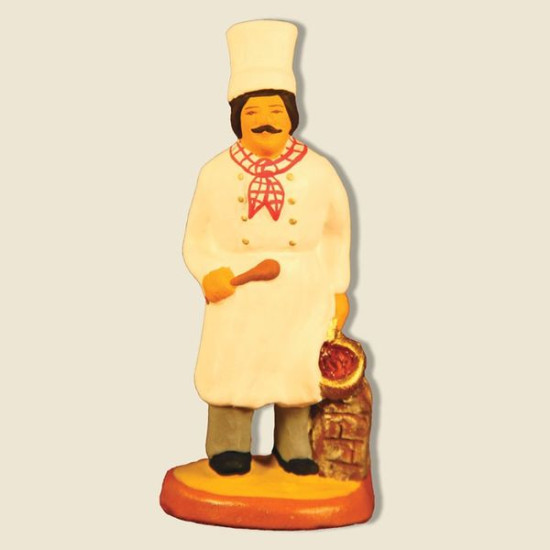 Cuisinier 6cm de Santons de Provence Fouque dans ⛲Santons de Provence