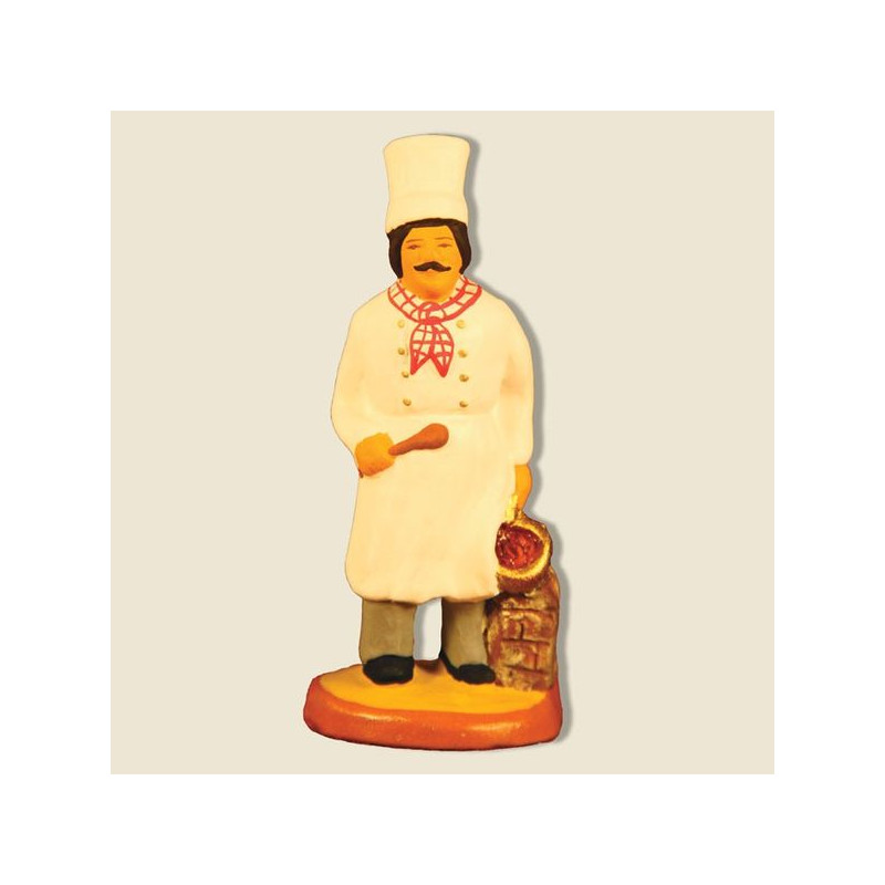 Cuisinier 6cm de Santons de Provence Fouque dans ⛲Santons de Provence