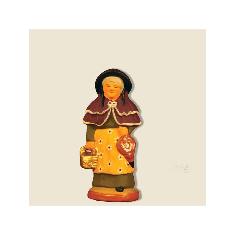 Dame chaufferette 6cm de Santons de Provence Fouque dans ⛲Santons de Provence