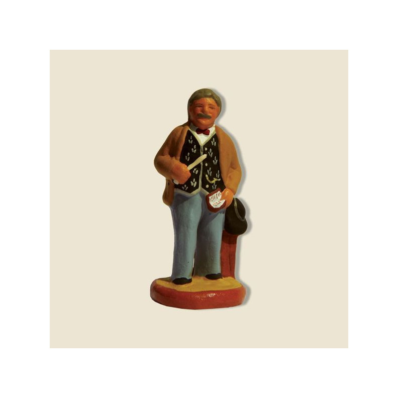 Maitre d'ecole 6cm de Santons de Provence Fouque dans ⛲Santons de Provence