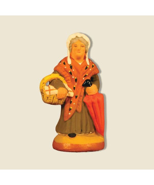Margarido avec parapluie 6cm de Santons de Provence Fouque dans ⛲Santons de Provence