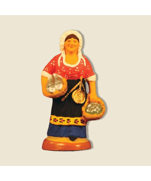 Poissonniere 6cm de Santons de Provence Fouque dans ⛲Santons de Provence