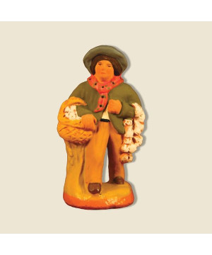 Porteur d'ail 6cm de Santons de Provence Fouque dans ⛲Santons de Provence