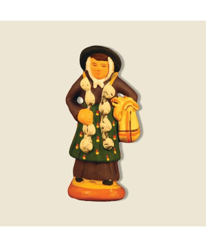 Porteuse d'ail 6cm de Santons de Provence Fouque dans ⛲Santons de Provence