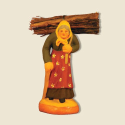 Porteuse de bois 6cm de Santons de Provence Fouque dans ⛲Santons de Provence