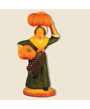 Porteuse de courges 6cm de Santons de Provence Fouque dans ⛲Santons de Provence