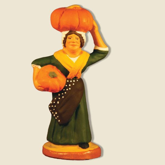 Porteuse de courges 6cm de Santons de Provence Fouque dans ⛲Santons de Provence