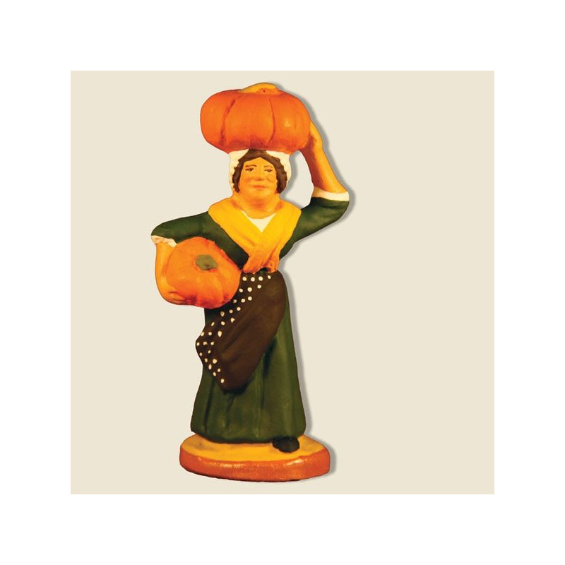 Porteuse de courges 6cm de Santons de Provence Fouque dans ⛲Santons de Provence