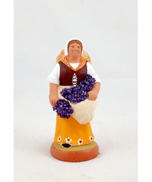 Ramasseuse de lavande 6cm de Santons de Provence Fouque dans ⛲Santons de Provence