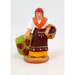 Vendangeuse 6cm de Santons de Provence Fouque dans ⛲Santons de Provence