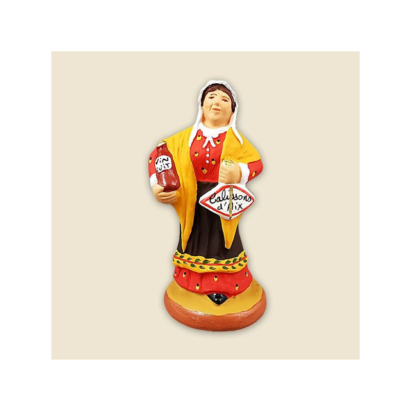 Aixoise avec calissos et vin cuit 6cm de Santons de Provence Fouque dans ⛲Santons de Provence