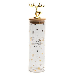 Bonbonniere cerf or h28 de Amadeus- Déco et accessoires dans Boites