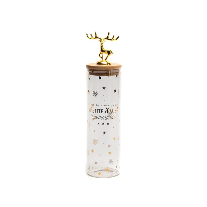 Bonbonniere cerf or h28 de Amadeus- Déco et accessoires dans Boites