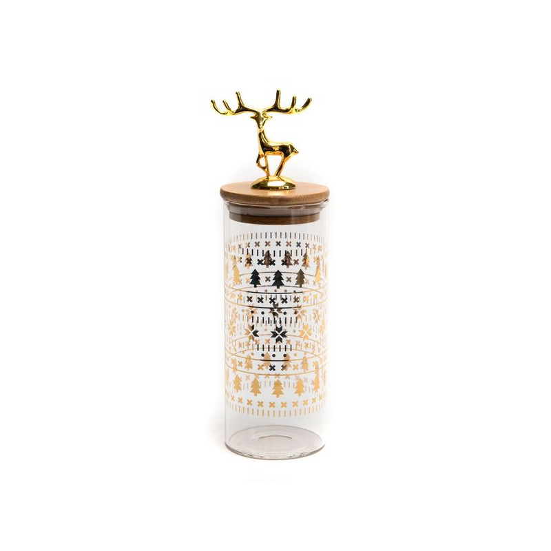 Bonbonniere cerf or h23 de Amadeus- Déco et accessoires dans Boites