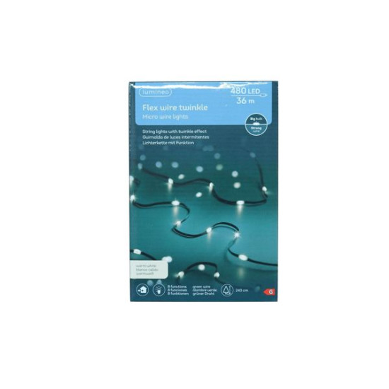 Micro led 36m vert/blanc chaud de Luminéo et Décoris - produits de décoration dans 💡Guirlande et déco électrique