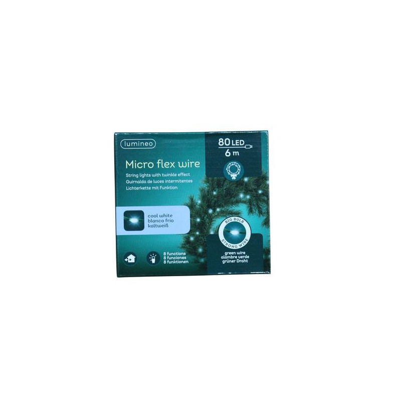 Micro led 6m vert/blanc froid de Luminéo et Décoris - produits de décoration dans 💡Guirlande et déco électrique
