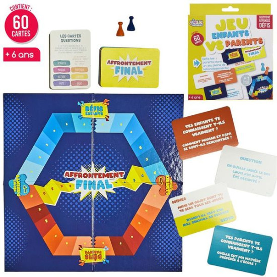 Jeu des defis parents enfants de Cmp - THE CONCEPT FACTORY - deco de la maison dans 🪀 Jouets pour enfant