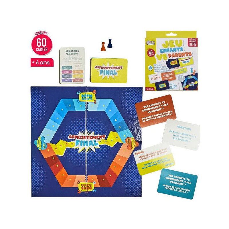 Jeu des defis parents enfants de Cmp - THE CONCEPT FACTORY - deco de la maison dans 🪀 Jouets pour enfant