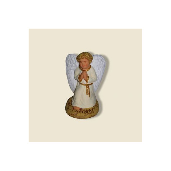 Ange gardien blanc 6cm de Santons de Provence Escoffier dans ⛲Santons de Provence