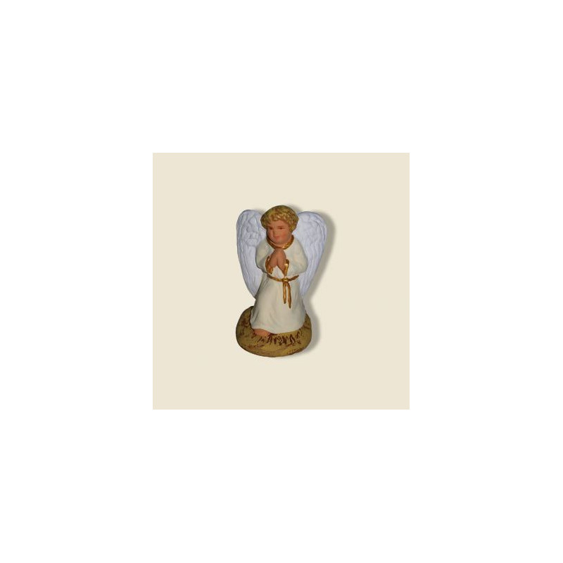 Ange gardien blanc 6cm de Santons de Provence Escoffier dans ⛲Santons de Provence