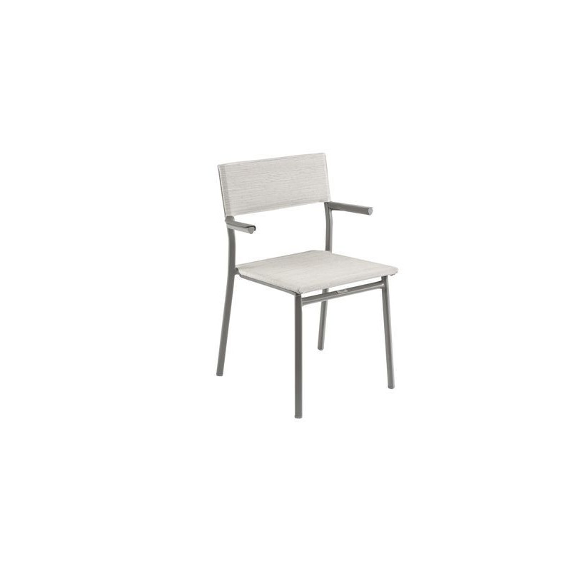 Fauteuil oron batyline duo galet/titane de Lafuma - transat dans 💺 Fauteuil pour l'exterieur