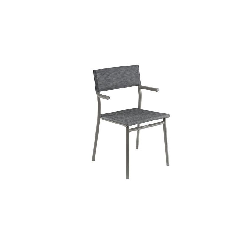 Fauteuil oron batyline duo obsidian/titane de Lafuma - transat dans 💺 Fauteuil pour l'exterieur